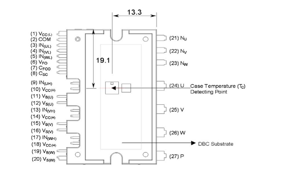 FSBB30CH60C: Motion SPM® 3 系列